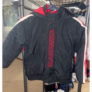 Vintage NHL Chicago Blackhawk's kids starter jacket